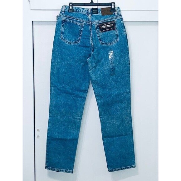 NWT Lauren Ralph Lauren Jeans Co Classic Straight Denim Jean Sz 8 Fits 28x31.5 - Picture 4 of 16